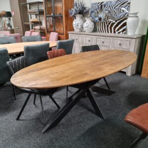 Eetkamertafel Bibi – 210x100cm – ovaal